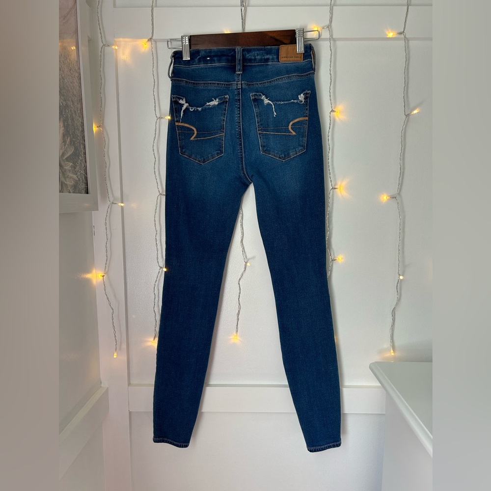 Light blue American Eagle jeans (the dream jean)
